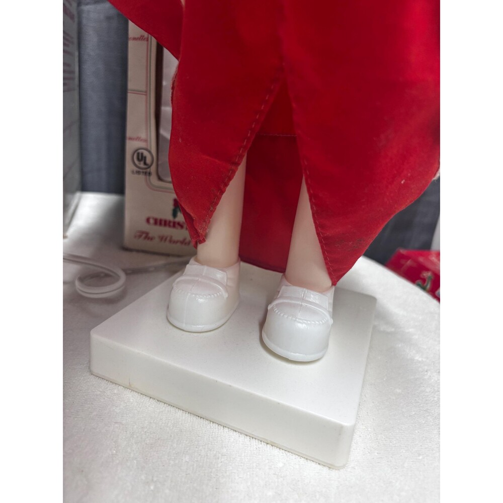 Vintage Telco Motionettes Santa and Mrs Claus Animated Lighted Figures Boxes - Picture 10 of 16